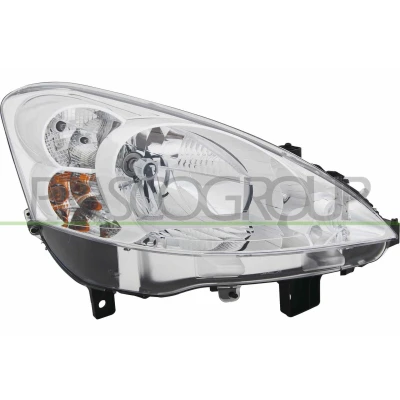 Imagen de PRASCO PG9084813 Faros derecha H4 con servomotor para reg. alcance luces PEUGEOT: Partner II Tepee, Furgoneta
