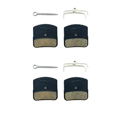 Imagen de LVYXON 2 pares pastillas de freno disco resina bicicleta para Shimano M9120 M8120 M7120 Mt520 M640