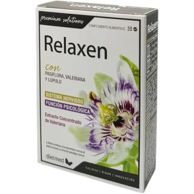 Imagen de Dietmed Relaxen 30 Comprimidos Con Pasiflora, Valeriana y Lúpulo