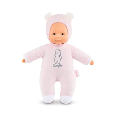 Imagen de Corolle Muñeca bebé de 30 cm Mon Doudou Sweet Heart Rosa, Cuerpo Blando, Aroma a Vainilla, Ideal Cumpleaños, para Niños Partir los 9 Meses