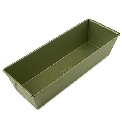 Imagen de Zenker Green Vision Molde Rectangular para Bizcochos, Acero con Recubrimiento Antiadherente ILAG Cera Natural de Carnauba, Material Sostenible y sostenible, 30 cm, 1 ud.