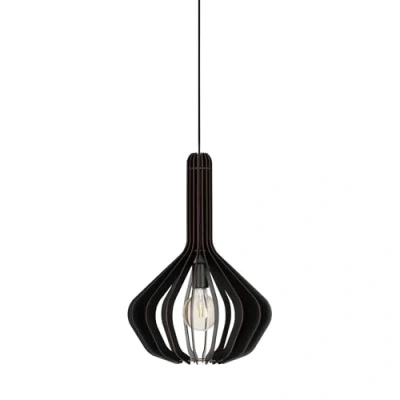 Imagen de EGLO Lámpara colgante Velasco en negro, Ø 38 cm