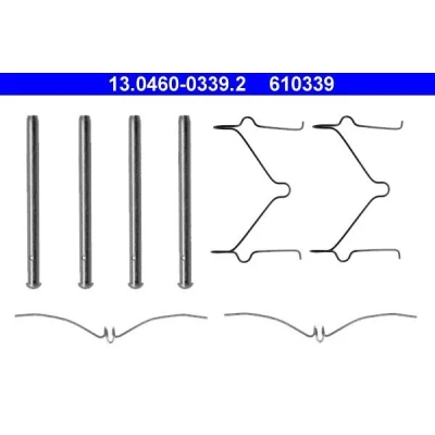 Imagen de ATE 13.0460 0339.2 Kit de accesorios, pastillas frenos MAZDA: FAMILIA 5, 121 II Berlina, 4