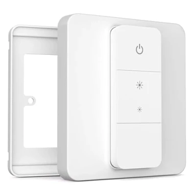 Imagen de IYOKI® Pro Cubierta de Interruptor para Philips Hue Dimmer V2, Compatible con Switch Cover, Adaptador Placa Luz Remoto, 1 Gang (1 Pack)