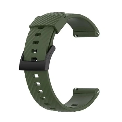 Imagen de INF Correas de Repuesto para Suunto 7/9 /9 Baro /D5 /Spartan Sport Silicona Verde Militar