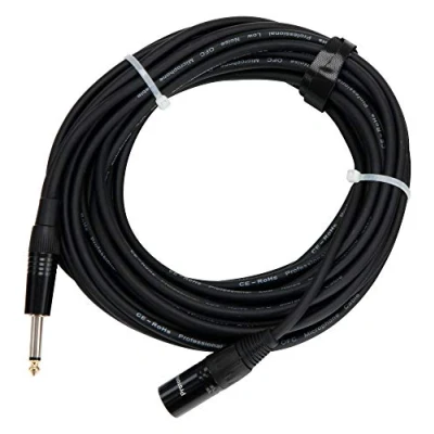 Imagen de Cable de audio Pronomic Stage JMXM 10 mono jack XLR 10m en negro