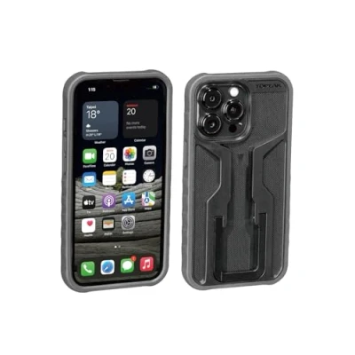 Imagen de Topeak iPhone 13 Funda Smartphone Ridecase, Adultos Unisex, Negro/Azul Claro