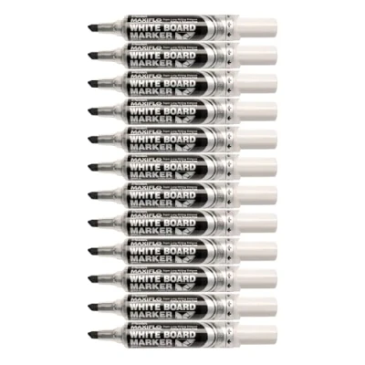 Imagen de Pentel Maxiflo Borrado en Seco Punta Plana Rotulador Negro