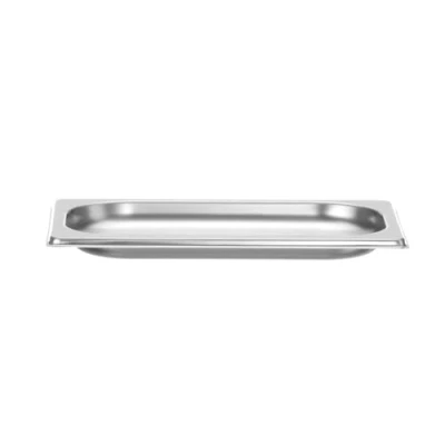 Imagen de HENDI Recipiente GN 1/4,contenedor GN,apilable,resistente a Temperaturas de 40 300C,apto para hornos,congeladores,calientaplatos,baño María, 0.9L,265x162(H) 20mm,acero inoxidable 18/10