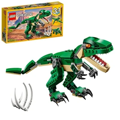 Imagen de LEGO 31058 Creator 3en1 Grandes dinosaurios, Set de Construcción, T Rex, Pterodáctilo y Triceratops, Animales Juguete para Niños Entre 7 12 Años