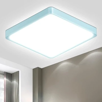 Imagen de LQWELL® Lámpara de Techo LED Techo, IP44 Baño Impermeable Redonda Plana 23W 6000K 2600LM Delgada para Sala Estar Dormitorio Cocina Pasillo Sótano Oficina, 300 * 25mm