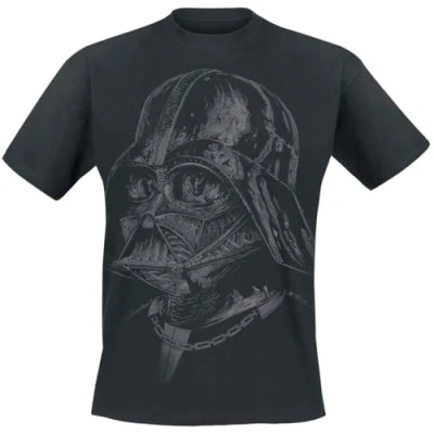 Imagen de Star Wars Darth Vader Dark Lord Hombre Camiseta Negro M 100% algodón Regular