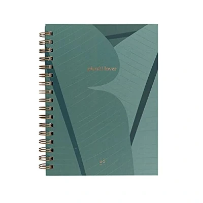 Imagen de UO Cuaderno Libreta A5, Plant Lover. Tapa dura, 200 páginas, lineas punteadas, espiral.