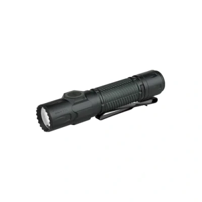 Imagen de OLIGHT Warrior Ultra, Linterna Táctica LED 2500 Lúmenes, 320m Alcance, Batería Recargable, IPX8, Negro/Azul/Verde (Gris Acero)