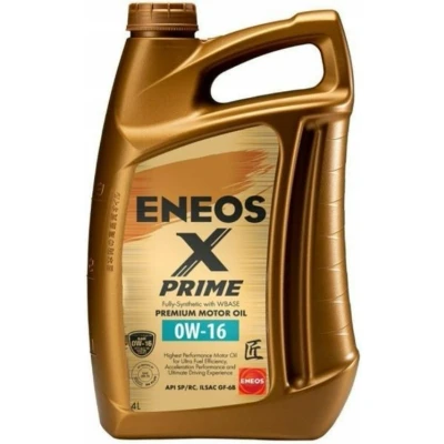 Imagen de Eneos X Prime 0W 16 4L Aceite de motor EU0001301N TOYOTA: Corolla XII Familiar, Aygo, C HR, SUZUKI: Vitara IV SUV