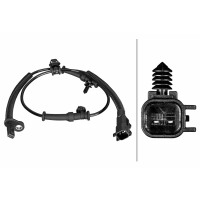 Imagen de HELLA 6PU 358 219 241 Sensor de ABS con pinza/grapa Hall 2 775 JEEP: GRAND CHEROKEE 4