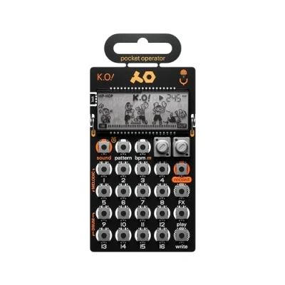 Imagen de Teenage Engineering PO 33 K.O Caja de ritmos y Sampler, Negro