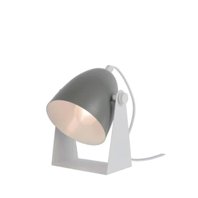 Imagen de Lucide CHAGO Lámpara de mesa 1xE14 Gris