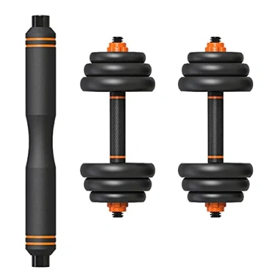 Imagen de FED Kit de Pesas 35 kg Xiaomi Mancuernas (Pesos + Barras) Barra (ORMANBAS35)