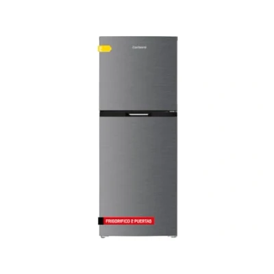 Imagen de Corberó Frigorífico 2 Puertas CF2PH14424NFX Capacidad 197L No Frost Luz LED Crisper Fresh Box Estantes de Cristal Huevera 41 Db Eficiencia Energética E, Plateado