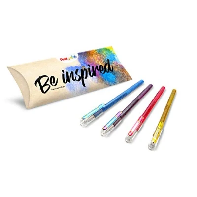 Imagen de Pentel K110 DCX/DVX/DPX/DXX Dual Metallic Bolígrafo Boli de Tinta Gel Dos Colores Metálicos Diferentes Uso muy Cómodo, Perfecto para Usar en Colegios y Oficinas