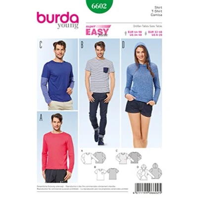 Imagen de Burda Patrón 6602 Camiseta