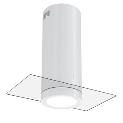 Imagen de Klarstein Campana Extractora Isla, Campanas Extractoras, Extractor de Cocina con Filtro Carbón Anti Grasa, Apto para Lavavajillas, Flujo Aire 544m3/h, 3 Modos, Bajo Consumo
