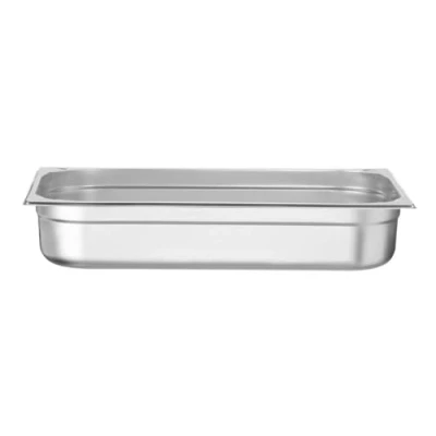 Imagen de HENDI Recipiente GN 1/1,contenedor GN,esquinas reforzadas,resistente a Temperaturas de 40 300C,apto para hornos,congeladores,calientaplatos,baño María,14L,530x325x(H) 100mm,acero inoxidable