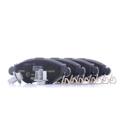 Imagen de TEXTAR 2359703 Juego de pastillas freno no preparado para indicador desgaste con tornillos pinza accesorios PEUGEOT: 206 Hatchback
