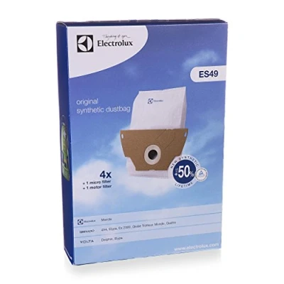 Imagen de Electrolux Bolsa para aspiradora orig mondo es49/rondo 1170 4 piezas+ 1 micro filtro+ filtro motor 9002565464