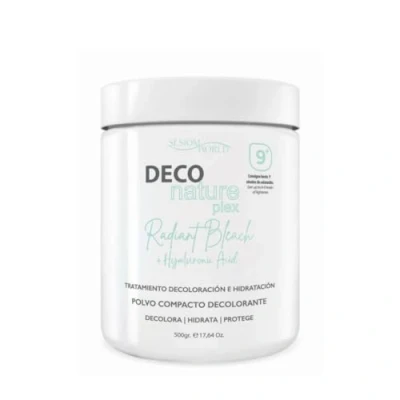 Imagen de DECO NATURE PLEX Tratamiento decoloracion e hidratación con Ac. Hialuronico, polvo compacto decolorante 500gr Sesiomworld