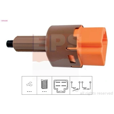 Imagen de EPS 1.810.282 Interruptor luces freno mecánico Made in Italy OE Equivalent NISSAN: Juke, Qashqai / Qashqai+2 I, 2