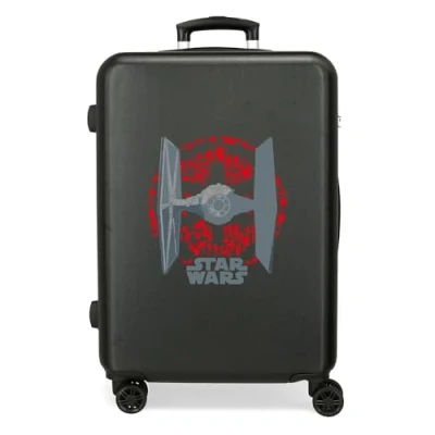 Imagen de Star wars Tie Fighter Maleta Mediana Negro 48x70x26 cms Rígida ABS Cierre TSA Integrado 81L 3,98 kgs 4 Ruedas Dobles