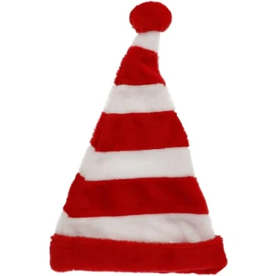 Imagen de Folat 65679 Sombrero de Navidad Bastón caramelo Rojo Blanco, Multi Colores