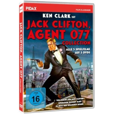 Imagen de Jack Clifton, Agent 077 (Trilogie) Box Collection / Alle 3 Kultfilme mit Ken Clark (Pidax Film Klassiker) [3 DVDs]