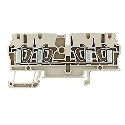 Imagen de Weidmüller 1608570000 ZDU 2.5/4AN Bornes de Paso, 1 Piso, 2.5mm². (1 Unidad)