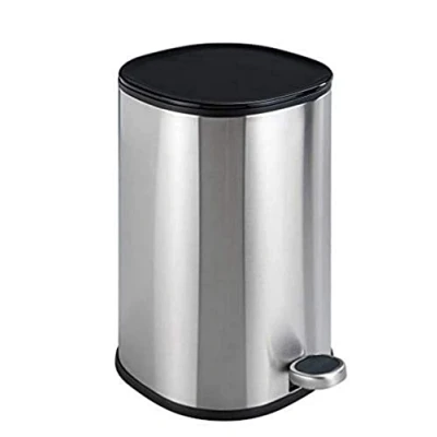 Imagen de WENKO Cubo de Pedal para cosmética Nant Easy Close Plata Mate