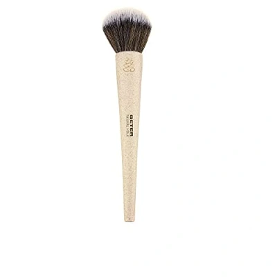 Imagen de Beter Brocha de maquillaje en polvo, pelo sintético, cruelty free, Natural Fiber mango hecho con fibras trigo, sostenible y reciclable