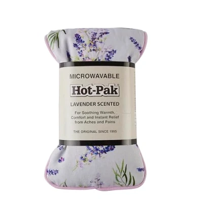 Imagen de Warmies Hot Pak Lavender Mochila con peso para microondas aroma a lavanda francesa. Bolsa de trigo fría o caliente una relajación fresca y un alivio cálido