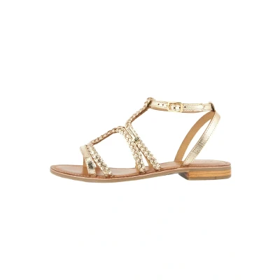 Imagen de Les Tropeziennes par M Belarbi Bongo Sandalias tobilleras, Mujer, Talla: 40, Gold coloured Zapatos