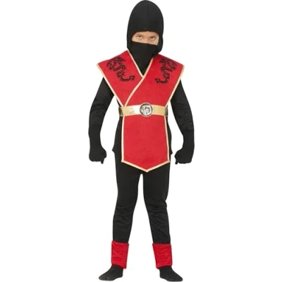 Imagen de FIESTAS GUIRCA Disfraz de Guerrero Ninja para niño 10 a 12 años