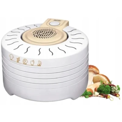 Imagen de MPM MSG 03 Deshidratador de Alimentos Eléctrico, 4 Bandejas expansibles 28 cm, frutas, setas y verduras, 250W