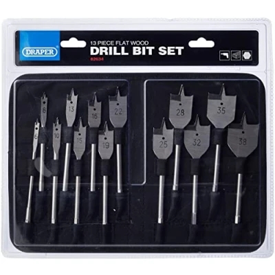 Imagen de Draper 82634 soporte de madera Bit Set Plata (Juego 13)