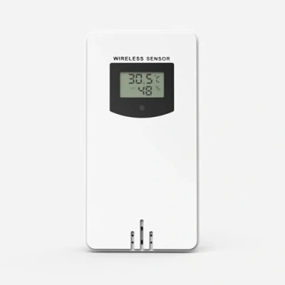 Imagen de Sensor exterior de la estación meteorológica 3378QX, indicador temperatura y humedad, distancia transmisión máxima 60 metros, para monitorear en