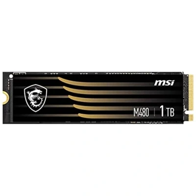 Imagen de MSI SPATIUM M480 SSD 1TB Unidad de Estado Sólido Interna PCIe 4.0 NVMe M.2, 7000MB/s Lectura y 5500MB/s Escritura, 3D NAND, Seguridad Datos Integrada, Center Garantía 5 Años (700 TBW)