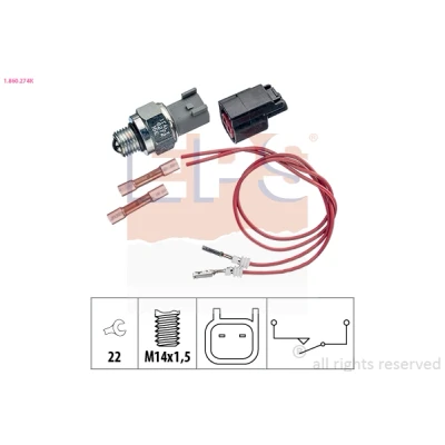 Imagen de FACET 7.6274K Interruptor, piloto de marcha atrás Made in Italy OE Equivalent VOLVO: XC90 I, S80 V50