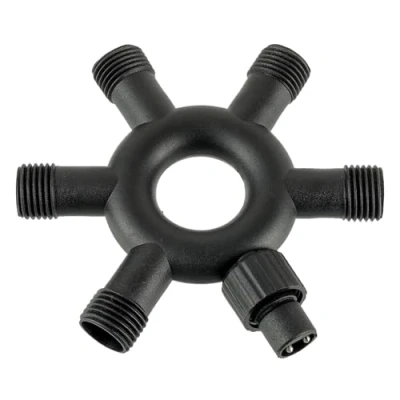Imagen de HUAREW divisor de luz Navidad, Conector Navidad 2 vías, para luces hadas, carámbano, red, cortina(6 vías)