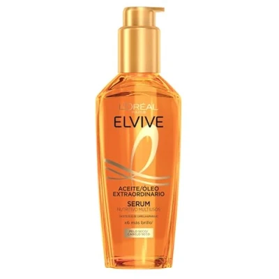 Imagen de L&#039;Oréal Paris Aceite Tratamiento Sublimador Para El Cabello, Todo Tipo de Pelos, Elvive Extraordinario, 100 ml