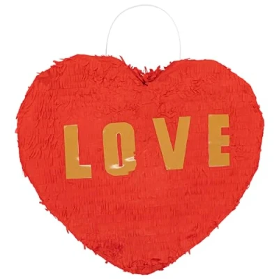 Imagen de Amscan 9917719 Juego de San Valentín con corazón pinata extensible (45 x 47,5 cm)