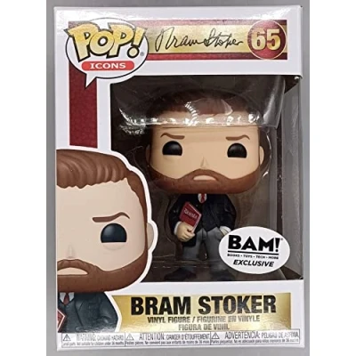 Imagen de Funko Exclusive Bram Stoker with Book Icon Pop! Vinilo